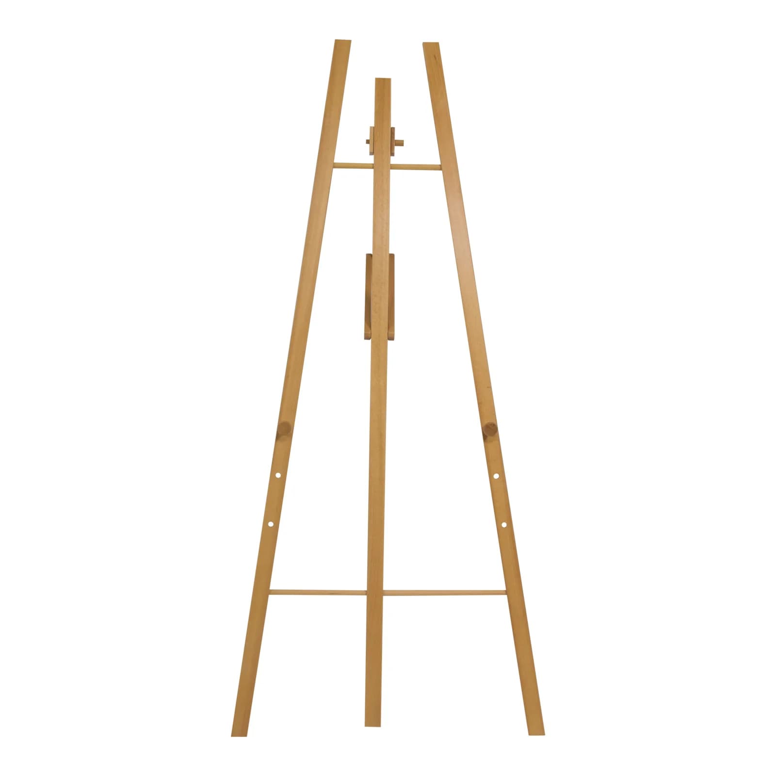 Securit® Caballete de madera Easel, acabado teca laca - 165cm