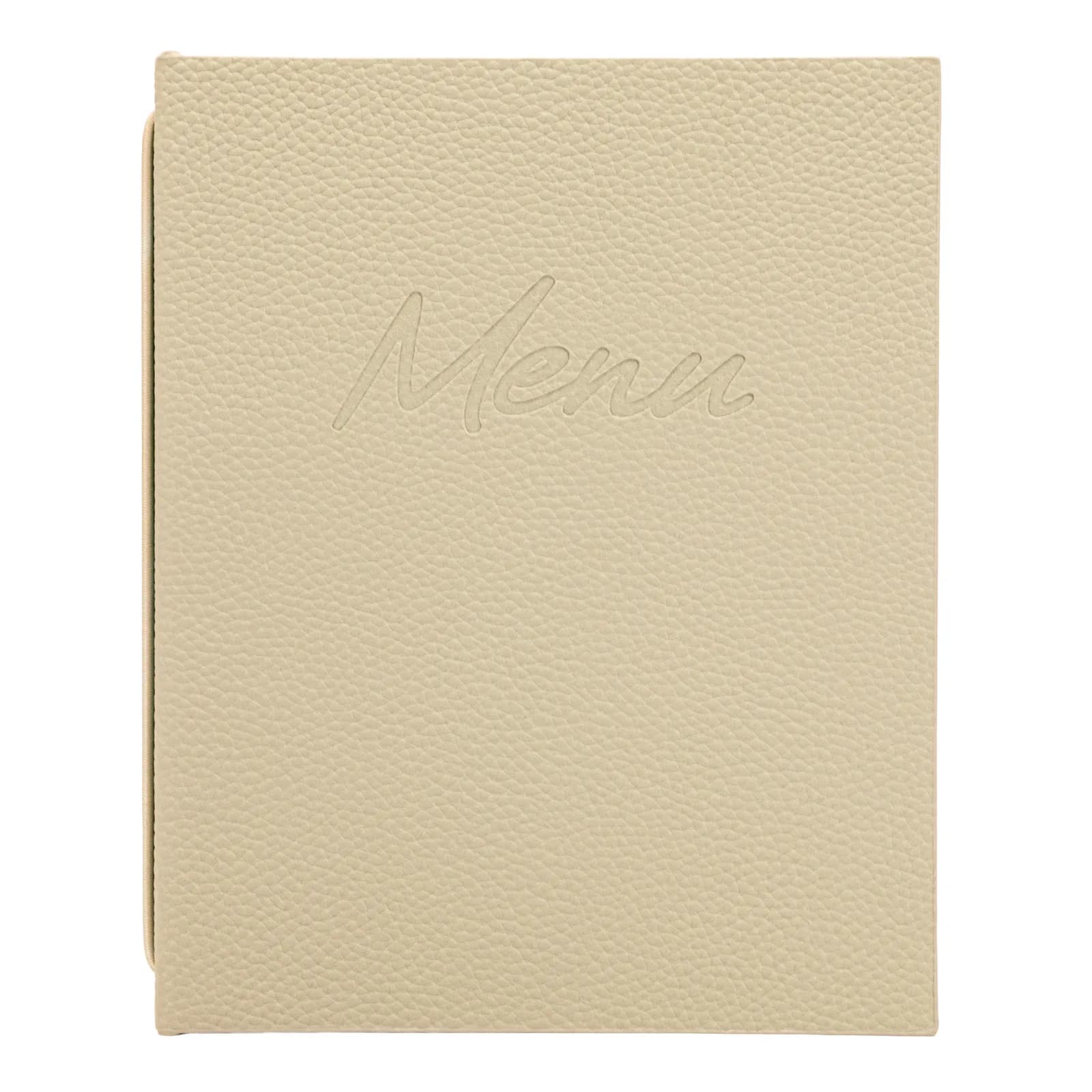 Securit® Protège-menu A5 "Signature" - Sable - 4 vues