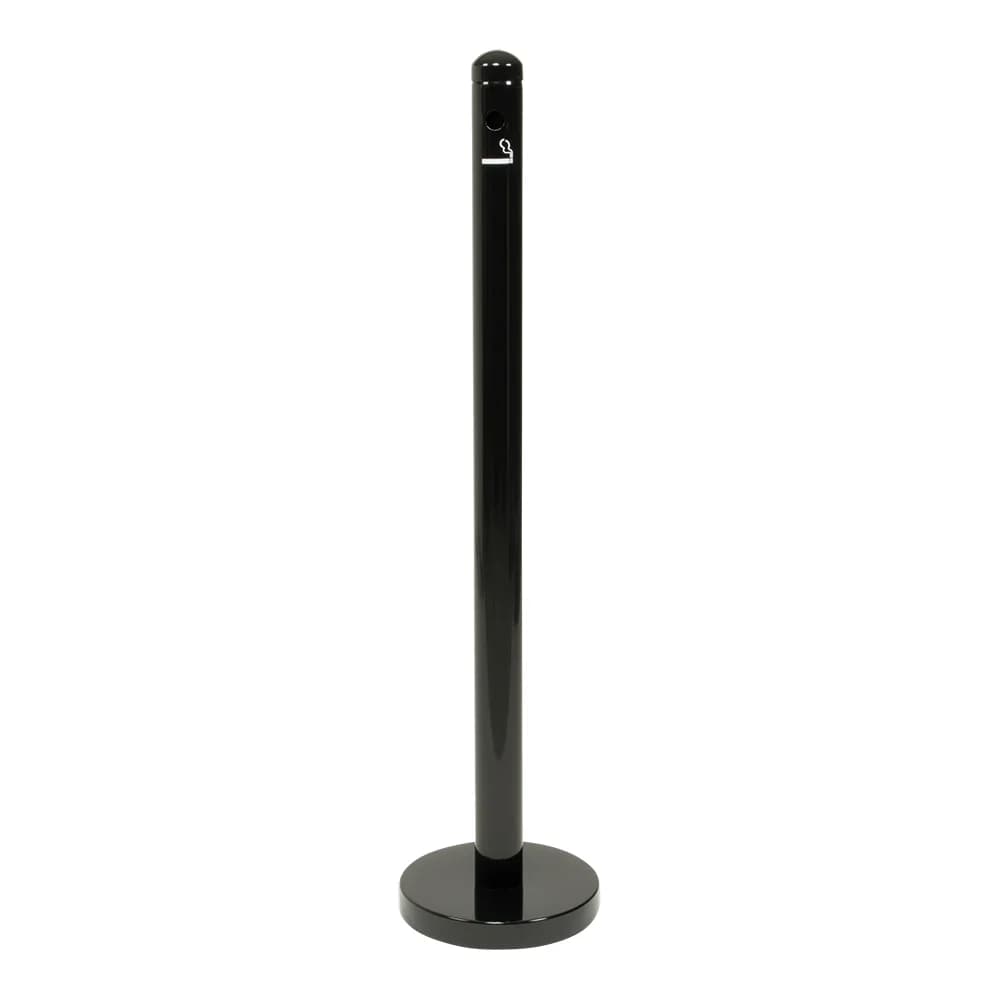 Securit® Cendrier - Noir - Ensemble pied + socle - 105cm